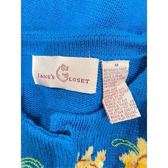 1990s Y2K VINTAGE JANE’S CLOSET DESIGN OPTIONS Embellished Fruit Sequin Embroide - Picture 3 of 6